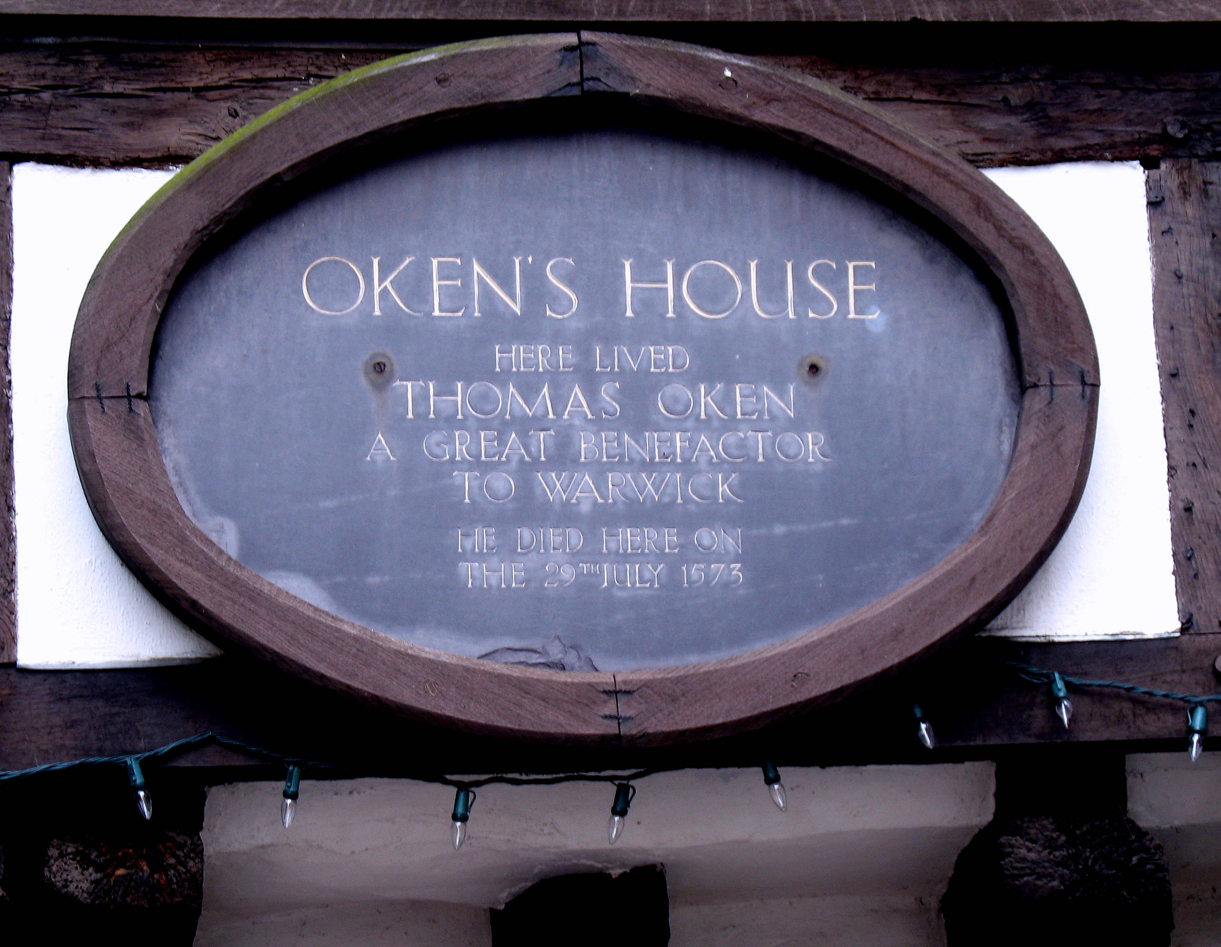 Oken's House<